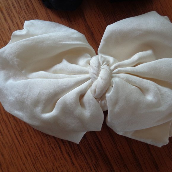 Womens Large Bow Barrette Hair Clip Made in France - Picture 3 of 9